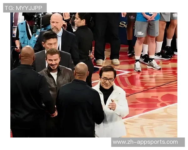 林书豪与成龙贝克汉姆同框合影三位传奇人物的梦幻时刻